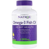 Natrol Omega-3 1000 мг со вкусом лимона 90 желатиновых капсул